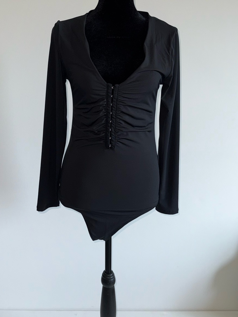 Abercrombie & Fitch Soft A&F Collection Women's Bodysuit Black Size Large